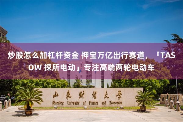 炒股怎么加杠杆资金 押宝万亿出行赛道，「TASOW 探所电动」专注高端两轮电动车