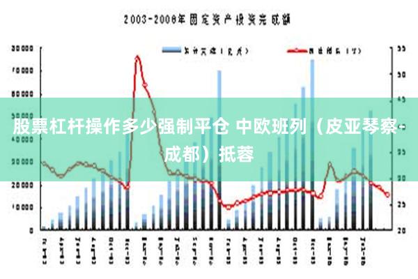 股票杠杆操作多少强制平仓 中欧班列（皮亚琴察-成都）抵蓉